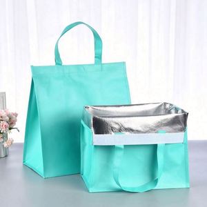 Bolsa Térmica de Aluminio para Alimentos, Bolsa de Embalaje para Pasteles, Bolsa Térmica para Llevar Comida, Bolsa Térmica para Mantener la Frescura, Bolsa Térmica de Tela No Tejida, Bolsas para Comida Rápida - Product Image 3