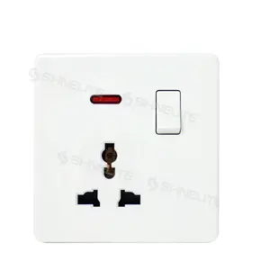 Hot Selling Legend Range 13A 1 Gang Multi-function Switched Socket Wall Switch Socket with neon