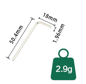 กุญแจหกเหลี่ยมรูปตัวแอลนิกเกิล legood ขนาด1.27มม. 1.5มม. 2.0มม. 2.5มม. - Product Image 2