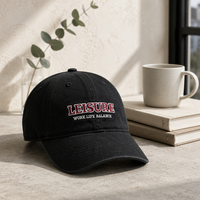 Casquette de baseball personnalisée avec logo brodé noir effet vieilli, six panneaux, style Dad Hat, streetwear, visière incurvée, en sergé de coton, vente en gros OEM