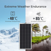 Flexible 390w 395w 400w mono panneaux solaires panneau solaire pour RV toit bâtiments de navires voitures hangar haute efficacité