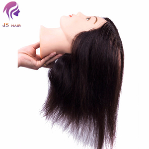 Cabeza <span class=keywords><strong>de</strong></span> entrenamiento <span class=keywords><strong>de</strong></span> cosmetología <span class=keywords><strong>de</strong></span> <span class=keywords><strong>cabello</strong></span> humano real, maniquí <span class=keywords><strong>de</strong></span> práctica <span class=keywords><strong>de</strong></span> salón <span class=keywords><strong>de</strong></span> peluquería, cabeza <span class=keywords><strong>de</strong></span> <span class=keywords><strong>muñeca</strong></span> simulada a la venta - Product Image 3