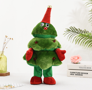 Muñeco de Árbol de Navidad Giratorio de 360 Grados con Música, Baile y Canto, Decoración <span class=keywords><strong>Navideña</strong></span> para el Hogar, Árbol de Navidad con Música LED y Baile - Product Image 6