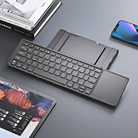 Nouveau clavier mince pliable de poche sans fil personnalisé silencieux à profil bas rechargeable ciseaux axe Mini 60% touches BT