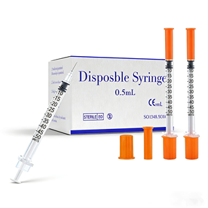 Jeringa de Insulina de Plástico Desechable, Estéril y Segura, de 1 <span class=keywords><strong>ml</strong></span>, <span class=keywords><strong>5</strong></span>/16, Paquete de 100 Unidades, con Aguja de 31g y 6mm, para Animales - Product Image 2