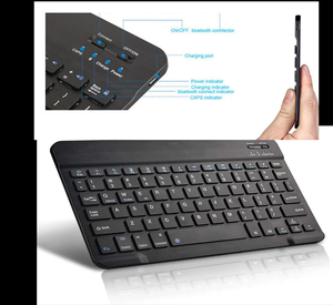 Caja personalizada de metal negro Ratón Multimedia inalámbrico Mini teléfonos móviles usados Plástico ABS Inalámbrico BT Mini teclado 9 teclas - Product Image 2