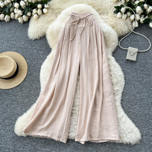 <span class=keywords><strong>Pantalones</strong></span> Largos Casuales de Verano para Mujer, <span class=keywords><strong>Pantalones</strong></span> Anchos con Estampado y Cintura Alta, <span class=keywords><strong>Pantalones</strong></span> para Actividades al Aire Libre, Venta al Por Mayor - Product Image 3