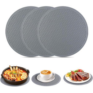 New Innovation Silicone <b>Microwave</b> Oven Mat Round Shape <b>Heat</b> Resistant Mat BPA Free Kitchen Trivet Mat Hot <b>Pads</b> Pot Holders - Product Image 1
