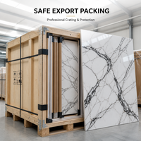 Vente Chaude Carrelage de Sol Grand Format en Grès Céramique Blanc Poli, Effet Maille Veineuse, Ignifuge et Antidérapant, Toutes Tailles Personnalisables, Direct Usine