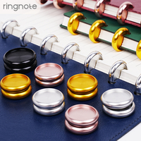 Disques en aluminium RINGNOTE 32 mm (1,25 pouce) – Lot de 8 anneaux métalliques pour carnets A5, agendas et albums