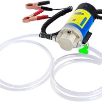 Pompe de transfert d'huile moteur à basse pression en fonte électrique portable DC 12V/24V 100W Mini pompe de vidange d'huile