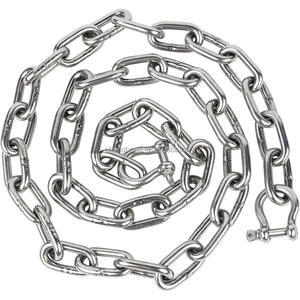 Cadena de Anclaje de 1/4'' (6mm) con Grilletes, Precio al por Mayor, Cadena de Acero Inoxidable 316 Soldada para Elevación, Certificación ISO9001/ISO14001 - Product Image 6