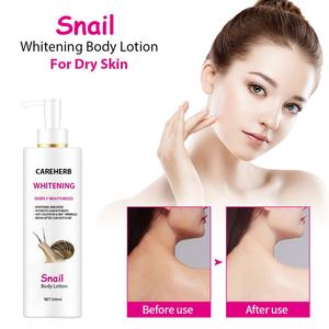 Crema Corporal Humectante OEM ODM, Aclarante, Iluminadora, Blanqueadora Rápida, Loción Corporal de Caracol para Mujeres - Product Image 5