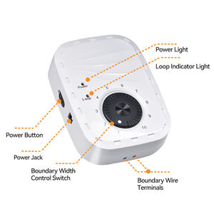 Nuovo Sistema di Recinzione per Cani in Plastica con Collare Antiabbaio a Scossa per Addestramento e Prodotti per il Comportamento degli Animali Domestici Ricaricabile Contiene Cani - Product Image 5