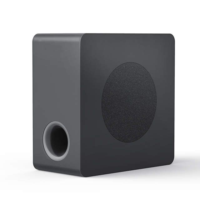 Active Subwoofer 6.5-inch 60W RMS Low Deep BASS with LEF Inputs 2 Enclosures Fit Home Audio Speakers TV Surround Sound System