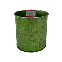 Pot d'aromathérapie en métal conteneur de bougie seau coloré galvanisé boîte de décoration fer maison jardin plantes Pot