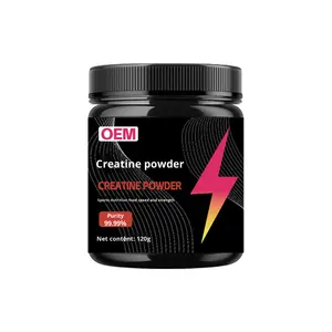 Pil Creatine 99,9% Suplemen Nutrisi Kebugaran Latihan Olahraga Dewasa Daya Tahan Monohidrat 120g Meningkatkan Kepadatan Tulang Energi - Product Image 1
