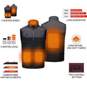 Gilet Riscaldati Corti per Uomo e Donna, Giacche Leggere Antivento in Poliestere, Abbigliamento Caldo per Esterni con Logo Personalizzato - Product Image 4