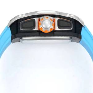 New RM6701 <b>Automatic</b> Winding Dual <b>Chronograph</b> Sports Car Design Barrel-Shaped Case Men's Business Mechanical Watch - Product Image 4