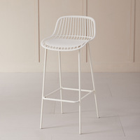 Meilleures ventes - Tabouret de bar en plastique vert foncé à hauteur de comptoir avec base en métal