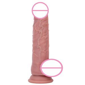 リアルなディルドは肌のように感じます巨大な吸引カップアナルディルド大人のおもちゃ女性用液体シリコーンディルド - Product Image 4