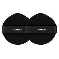 Tony Mori Skin Tone Pick-up Cover Cushion Puff 2pcs Black Discount Cosmetic Puffs - Product Image 1