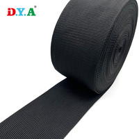 Sangle en nylon de sangle d'accessoires de sac tissé par ceinture de 2 pouces 2.5cm écologique pour le sac à dos de bagage