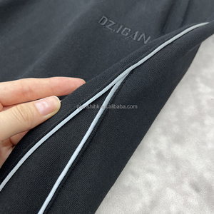 ชุดวอร์มผ้าฝ้ายทรงแบ็กกี้และมีฮู้ดสำหรับผู้ชายชุดวอร์มผ้าคอตตอนแนวสตรีทแวร์เนื้อผ้าสะท้อนแสงสำหรับนักออกแบบ - Product Image 5