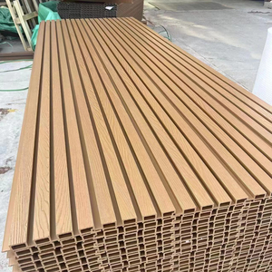 Panneau mural <span class=keywords><strong>ext</strong></span>érieur en composite bois-plastique écologique, revêtement mural WPC - Product Image 1