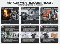 Vanne hydraulique, Vanne proportionnelle électro-hydraulique, Vanne de surpression proportionnelle, Vanne de régulation de pression et de débit proportionnelle
