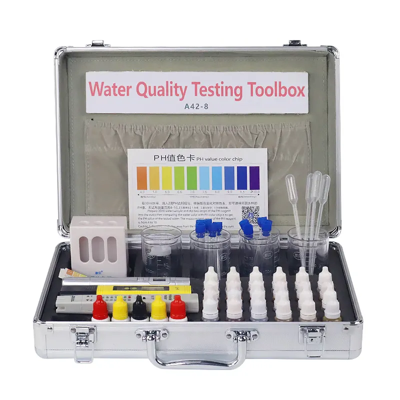 High quality heavy metal, active water reagent water quality test kit for water purifier and swimming pool