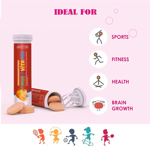 OEM Label pribadi kekuatan tulang, imitas Kesehatan vitamin dan suplemen untuk anak-anak & remaja | Multivitamin Effervescent Tablet - Product Image 4