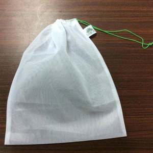 Premium Recycled Polyester Mesh Produce <b>Bags</b> Double-Stitched Strength with Tare Weight on Tags - Product Image 4