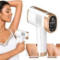 Épilateur Électrique Portable pour Femme et Homme, Corps, Visage, Maillot, Jambes, Aisselles, Utilisation à Domicile, avec Refroidissement Glacé