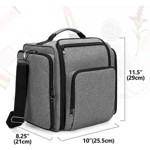 Trousse de maquillage multifonctionnelle Trousse de toilette intérieure amovible Pochettes de maquillage de voyage étanches - Product Image 2