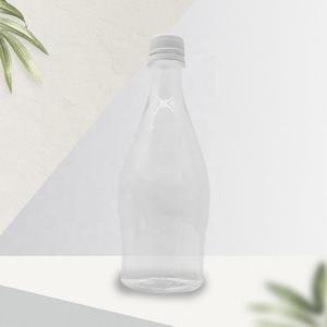 大肚设计独特瓶包装空苏打宠物果汁瓶16盎司透明塑料瓶 - Product Image 5