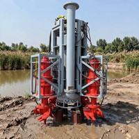 Pompe submersible électrique professionnelle pour boues et sable, robuste, avec agitateur