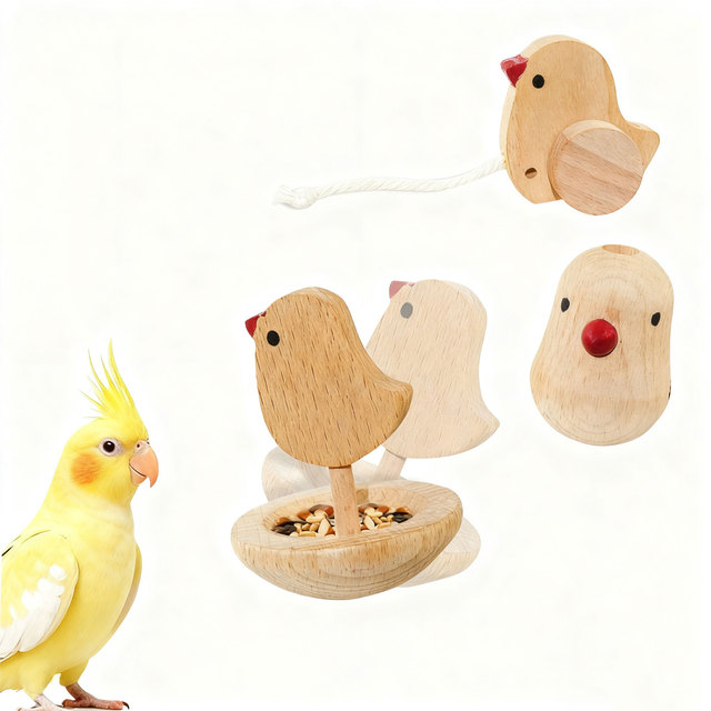 Eco-Friendly Self-Entertaining Wobbler Toy for Parrots - Interactive Swaying Fun for Parrots Boredom Relief and Training