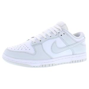 Zapatillas de Baloncesto Nike Dunk Low de Piel para Mujer, Color Blanco Photon Dust White - Product Image 1