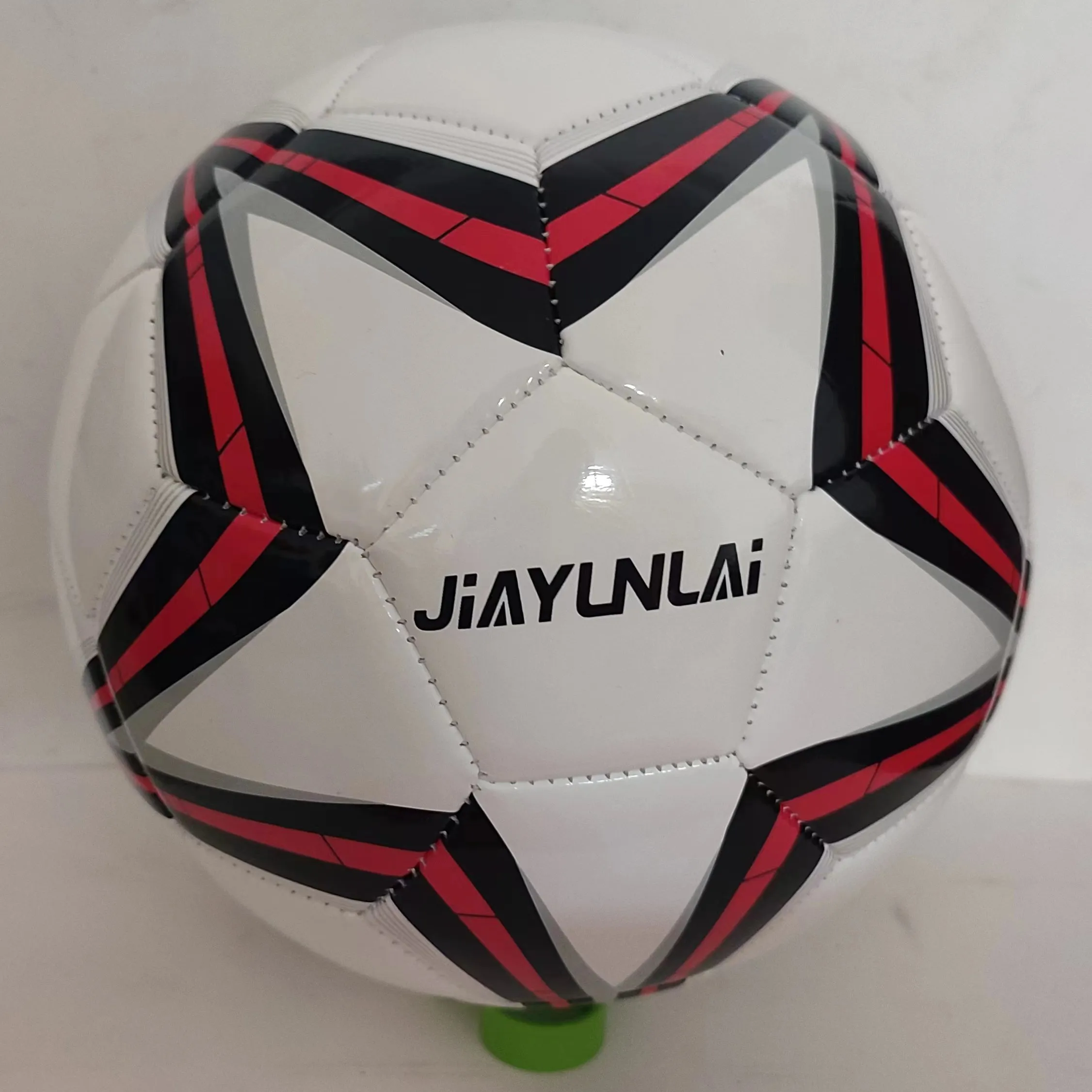 サッカーボール熱接着世界的に人気のサッカーPUラミネートサッカーボール