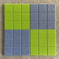 Panel de fieltro insonorizado de protección del medio ambiente personalizado mapa del mundo pegatina de pared de jardín de infantes para accesorios de decoración de oficina