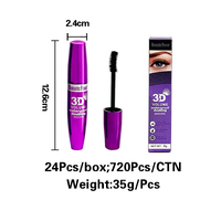Mascara 4D imperméable super durable à étiquette privée personnalisée