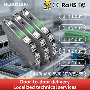 Изолятор сигнала 24VDC, преобразователь сигнала 4-20мА, 0-10В, RS485, вставной тип, изолятор-преобразователь сигнала постоянного тока, изоляция сигнала на DIN-рейку - Product Image 6