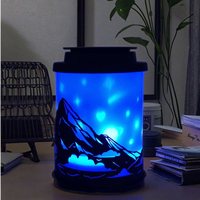 Diffuseur de parfum électrique en verre et métal, écologique, hautement parfumé, lampe d'aromathérapie pour la maison, la chambre à coucher, la relaxation