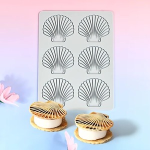 Moule en silicone pour tuiles, pochoir en dentelle, tapis de cuisson, moule à gâteau, outil de présentation pour biscuits et desserts, ustensile de pâtisserie pour la décoration au sucre - Product Image 2