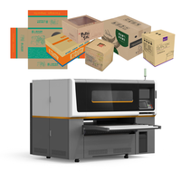 Impresora digital de una sola pasada de formato grande plana automática Kelier para impresión de caja de cartón corrugado