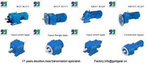มอเตอร์เกียร์แบบใช้เท้าลดความเร็วแบบขดลวด R77ชุด R - Product Image 3