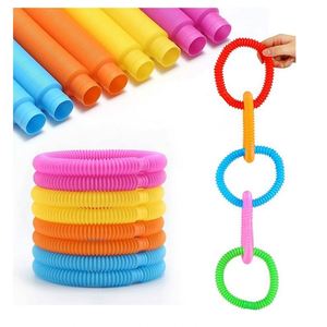 Novedad Kawaii Mini Pop Tube Fidget Toys Set novedad y mordaza sensorial alivio del estrés regalos para fiestas de cumpleaños y Aula - Product Image 1