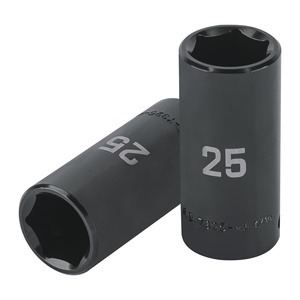 Truper D-7325-ML 25 mm di lunghezza presa di impatto con 6 punti 1/2 'azionamento pneumatico utensili accessori