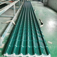 Feuilles de toiture ondulées en PVC de haute qualité Tuiles en plastique ondulé ASAPVC pour étal de marché/cabane/stand Prix compétitif